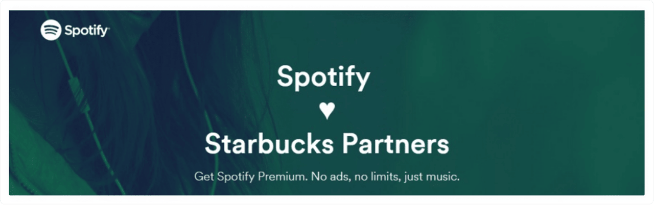 Starbucks partners with Spotify