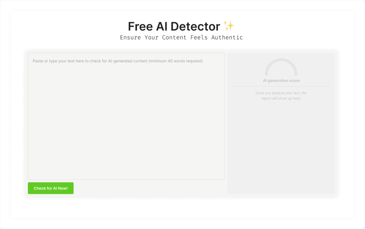 AI Detector YouScan
