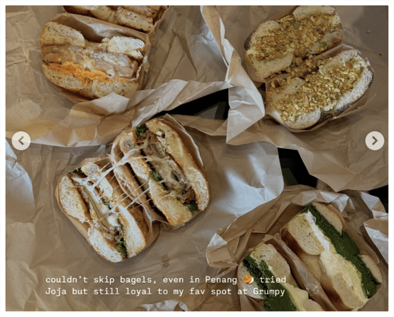 Ambassador posting about a restaurant without tagging it