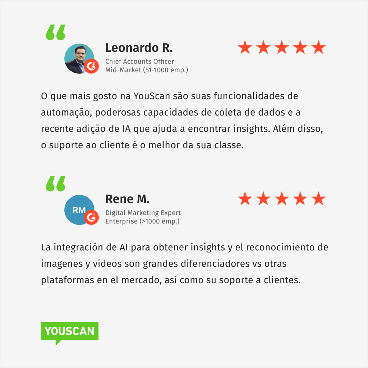 feedback da clientes