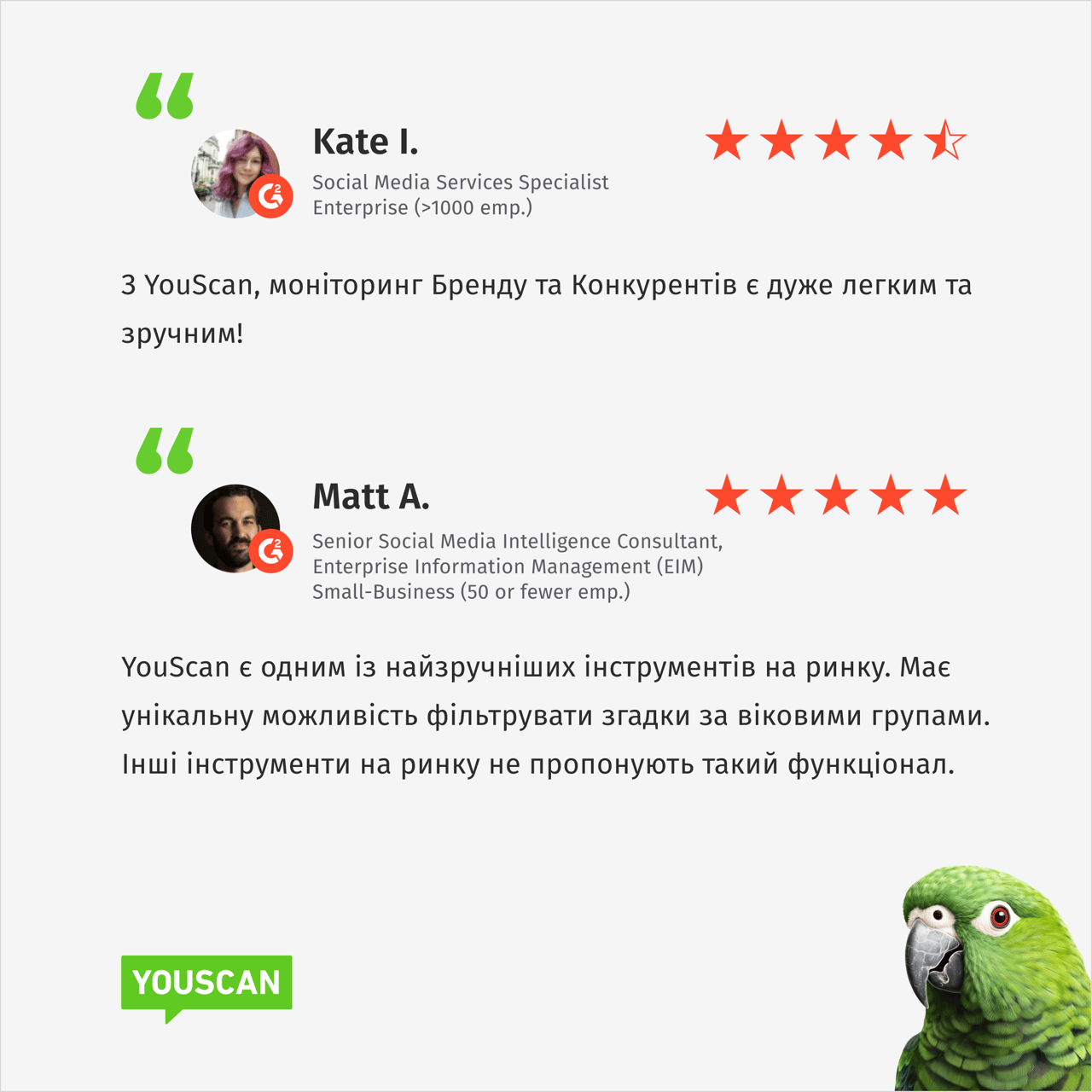 Відгуки клієнтів