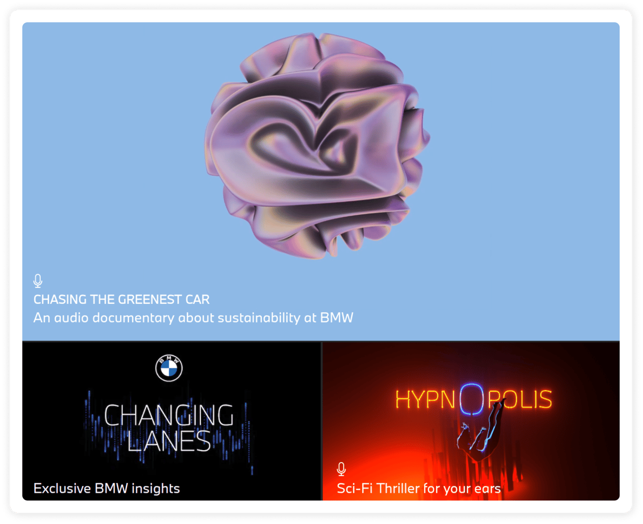 BMW podcasts