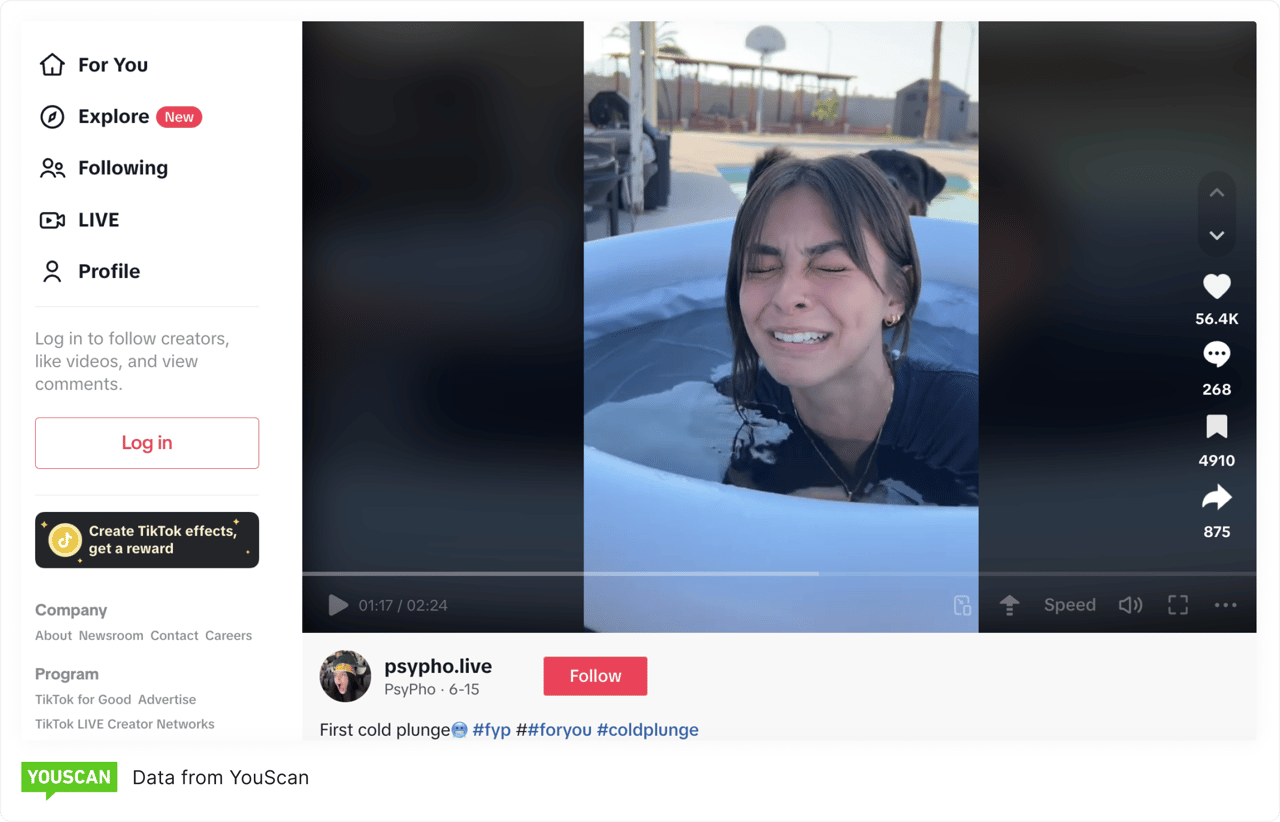 Ice bathers celebrate their first plunge