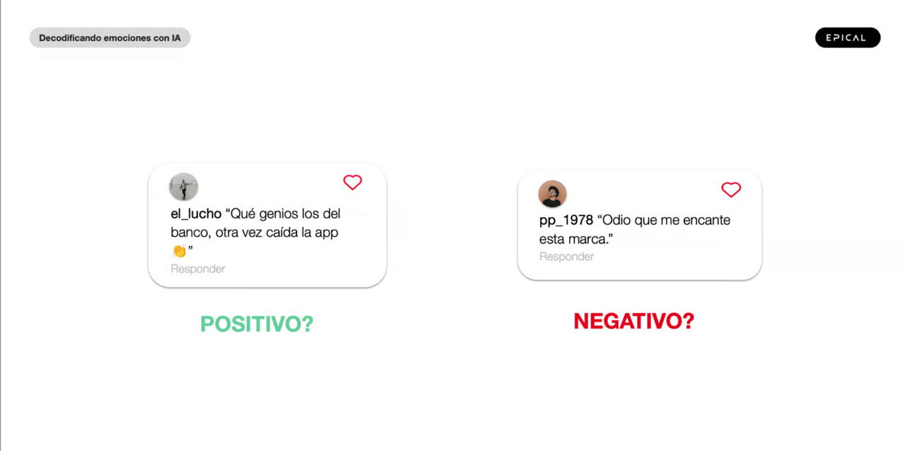 Epical el análisis de sentimiento