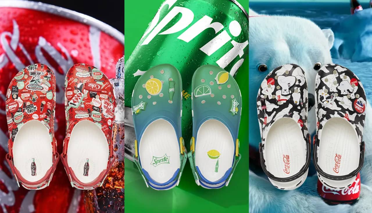 Coca Cola and Crocs brand partnership