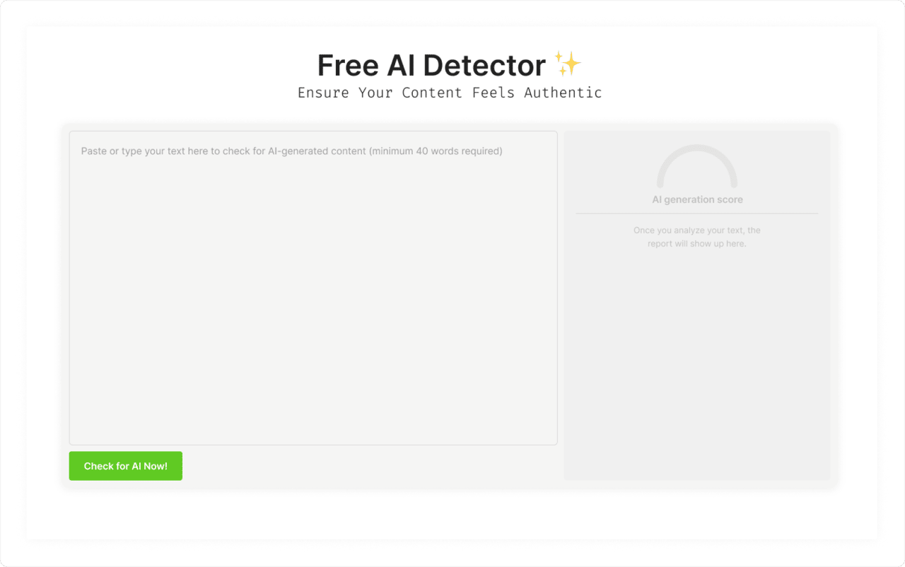AI Detector YouScan