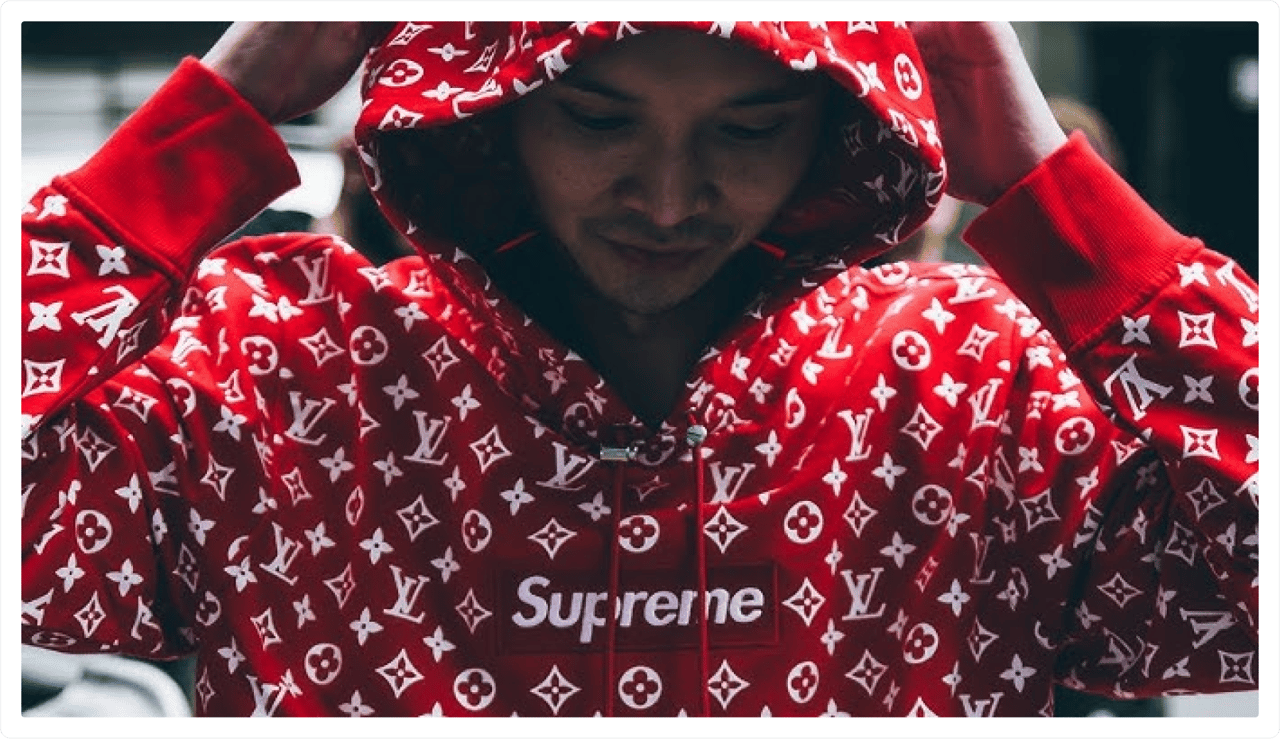 Supreme x Louis Vuitton streetwear brand collabs
