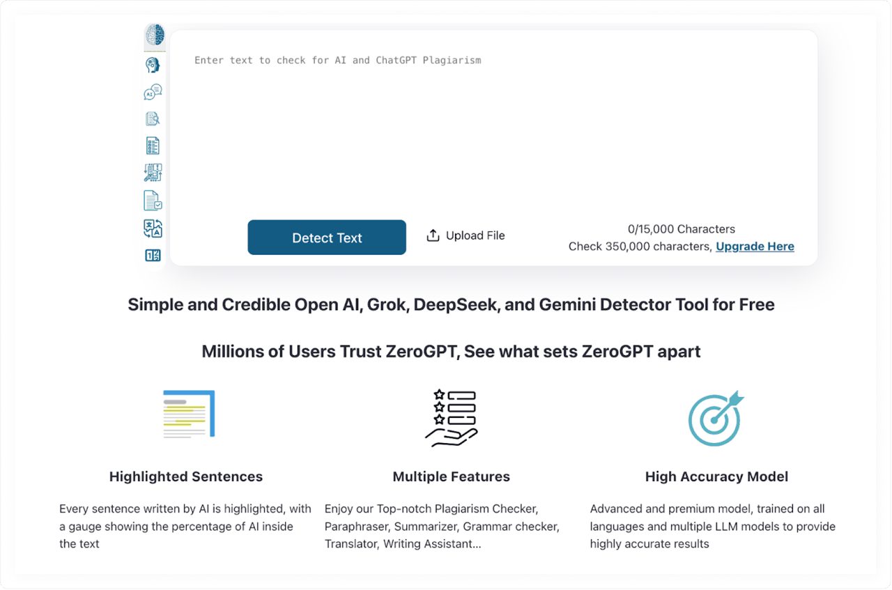ZeroGPT AI Detector