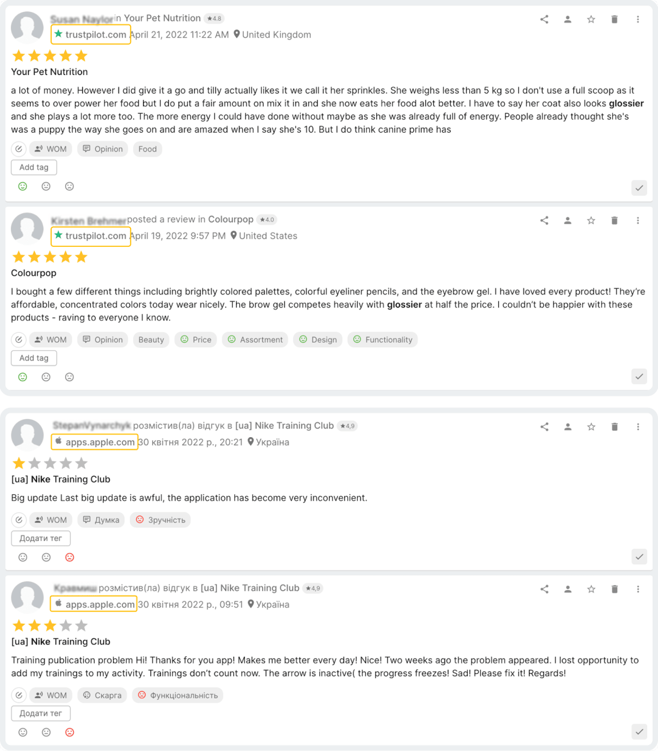 Скріншот з YouScan 