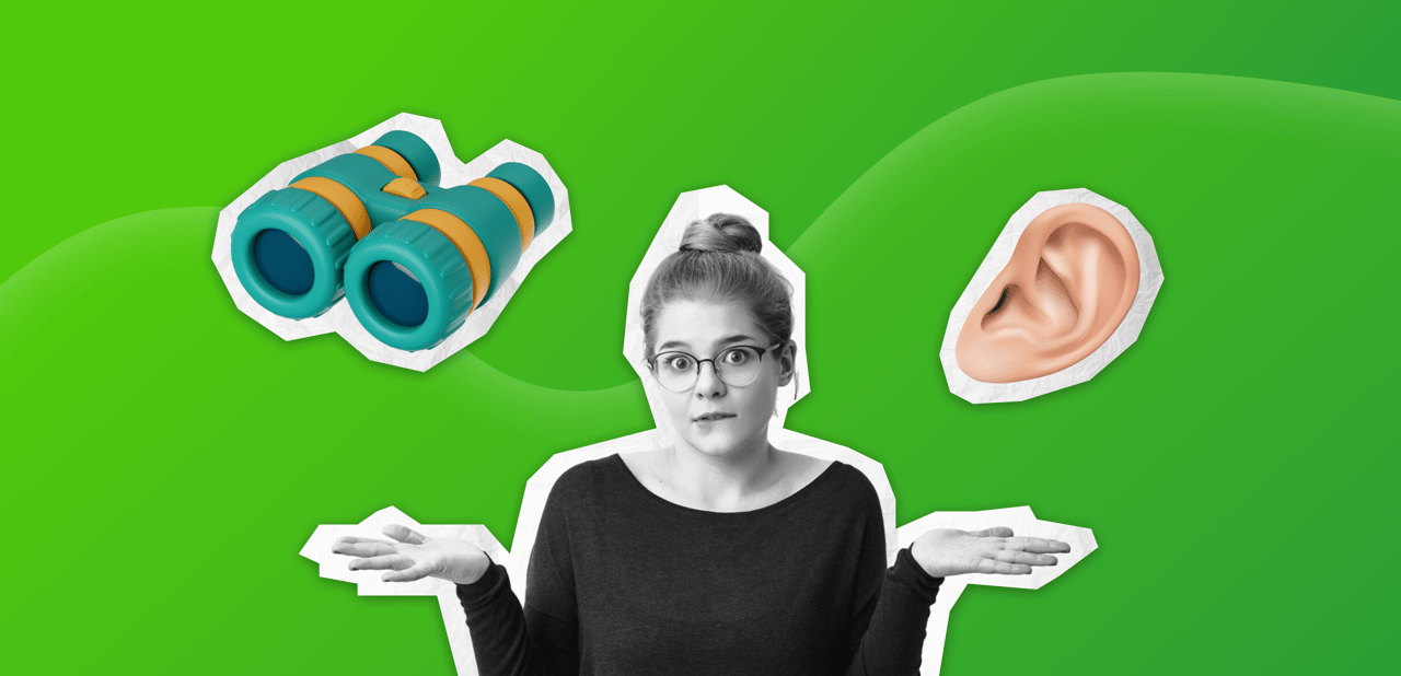 social listening vs social monitoring