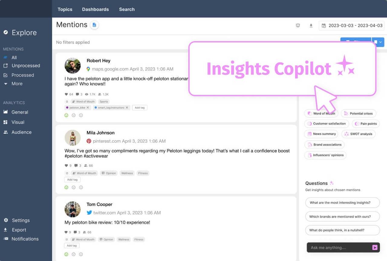 Insights Copilot YouScan