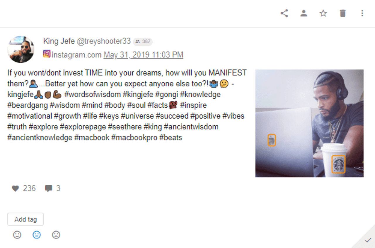 Starbucks - Instagram Post