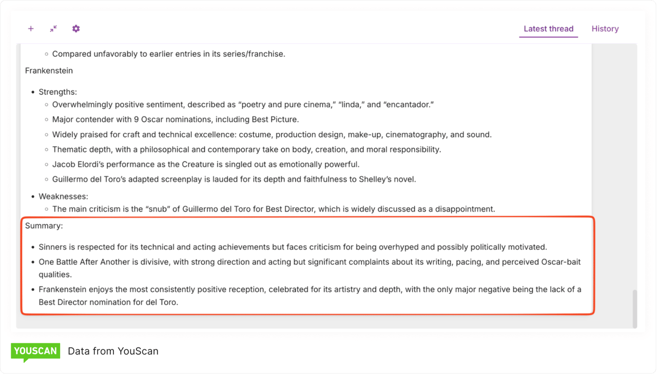 Insights Copilot Summary