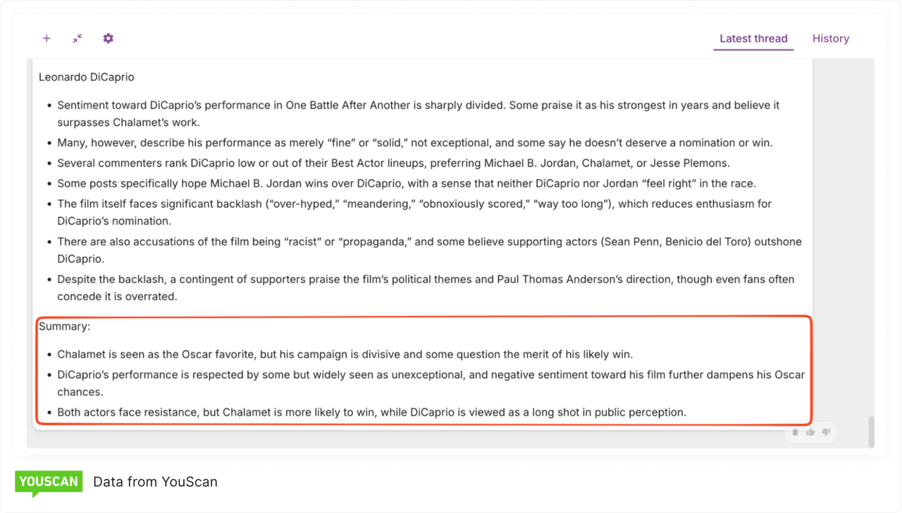 Insights Copilot Summary
