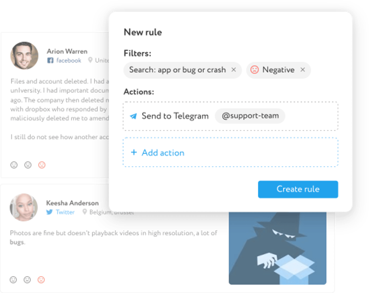 Notifications based on any filter