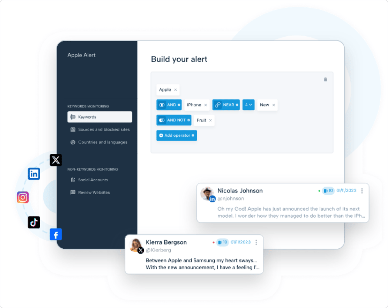 Mention brand monitoring tool
