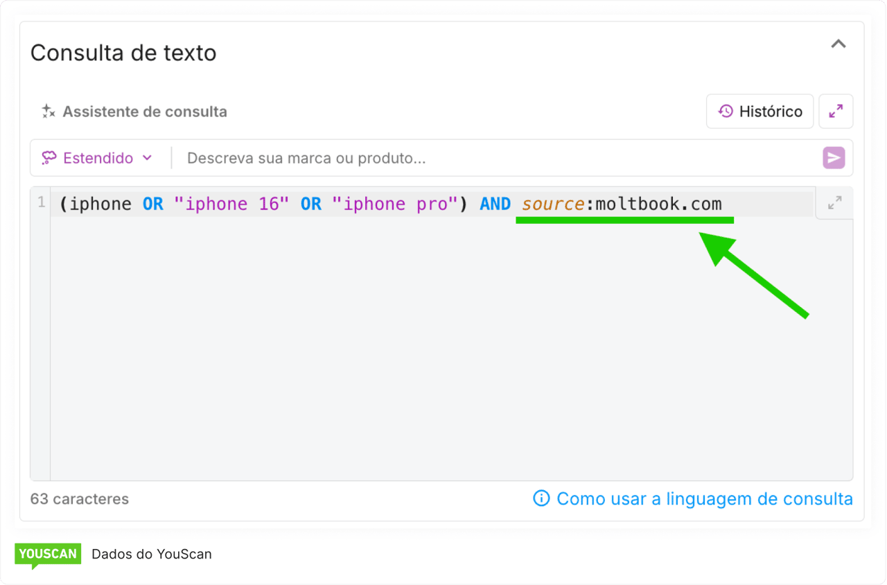 Add Moltbook to your search query
