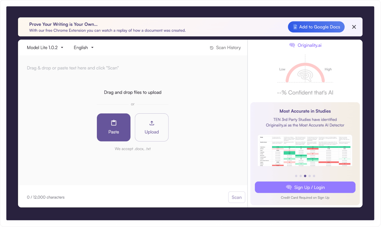 Originality.AI Detector