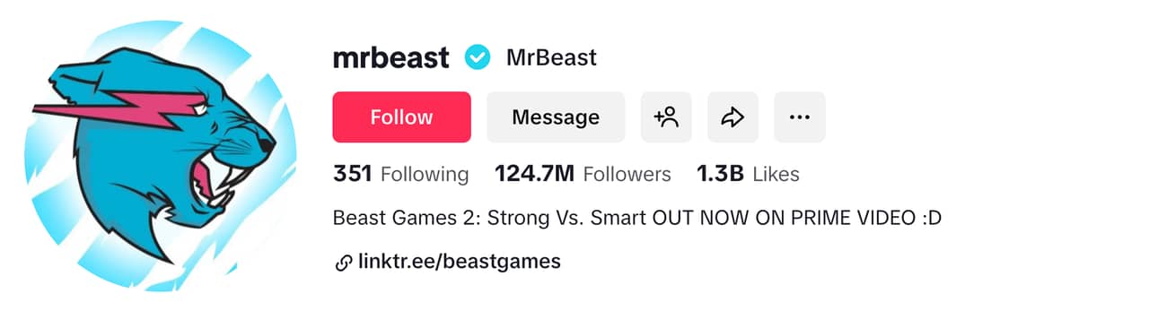 MrBeast  тікток