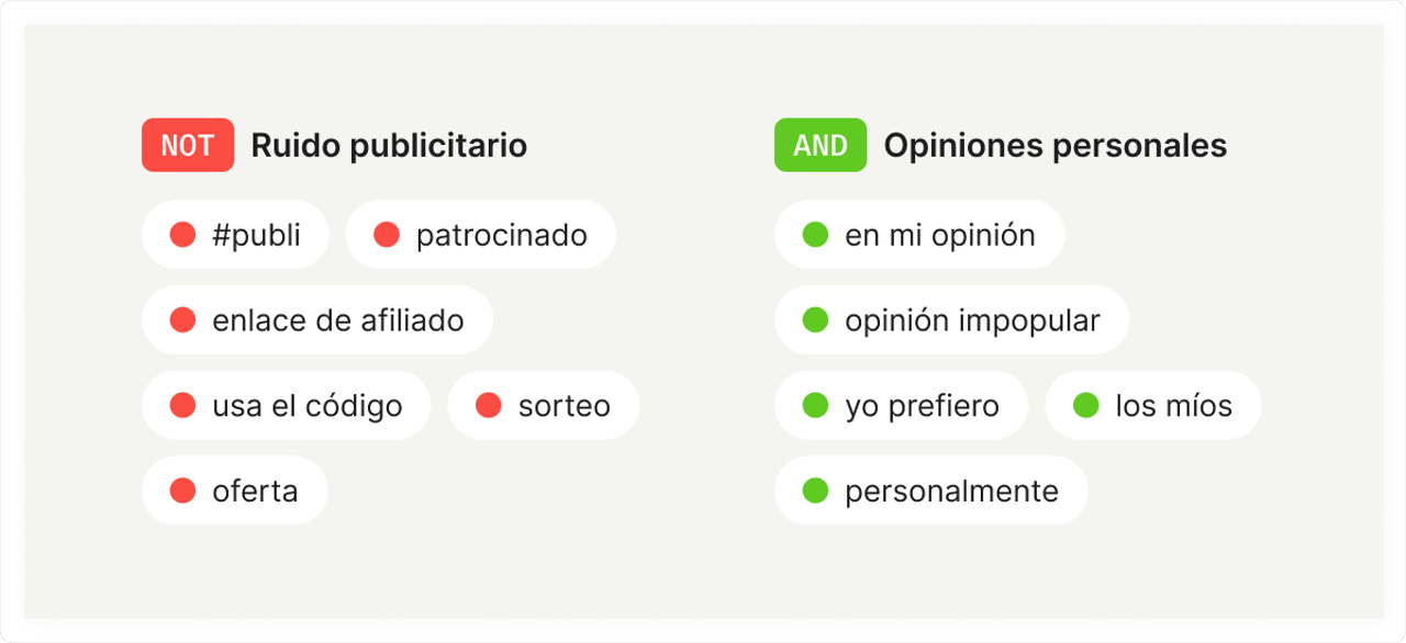 Social listening query dos and donts
