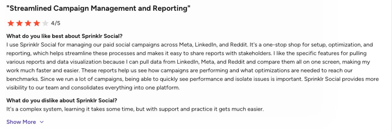 Sprinklr review