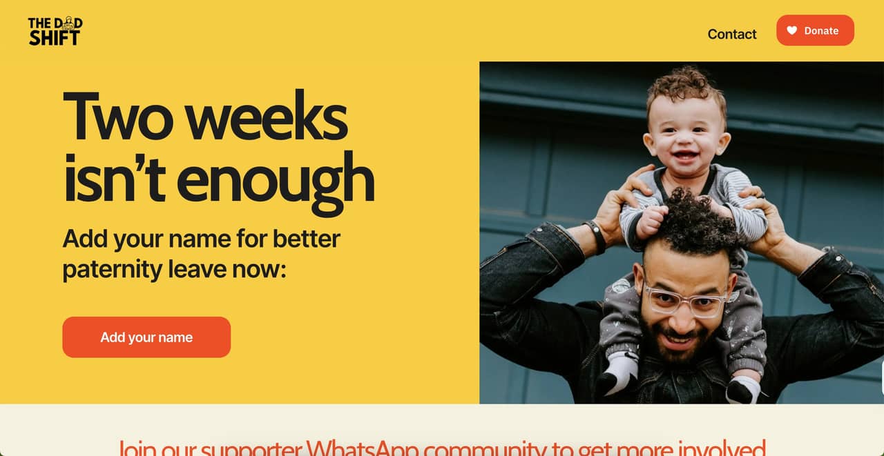 The Dad Shift Pr Campaign Example