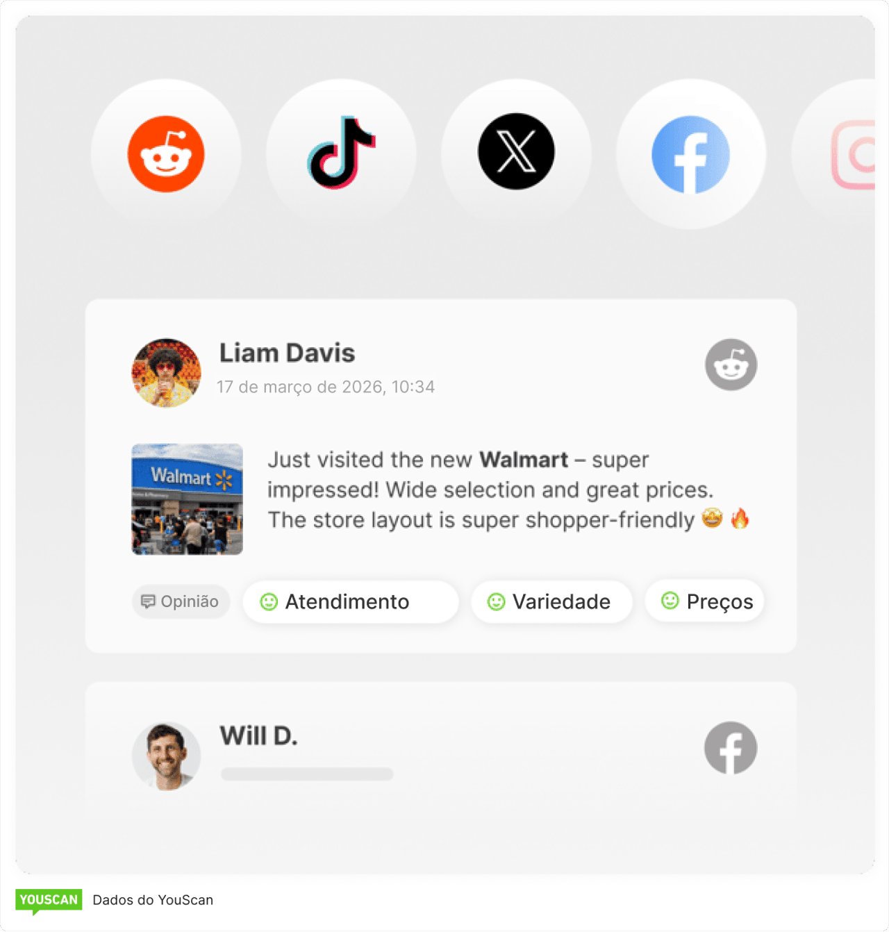 YouScan brand monitoring sources