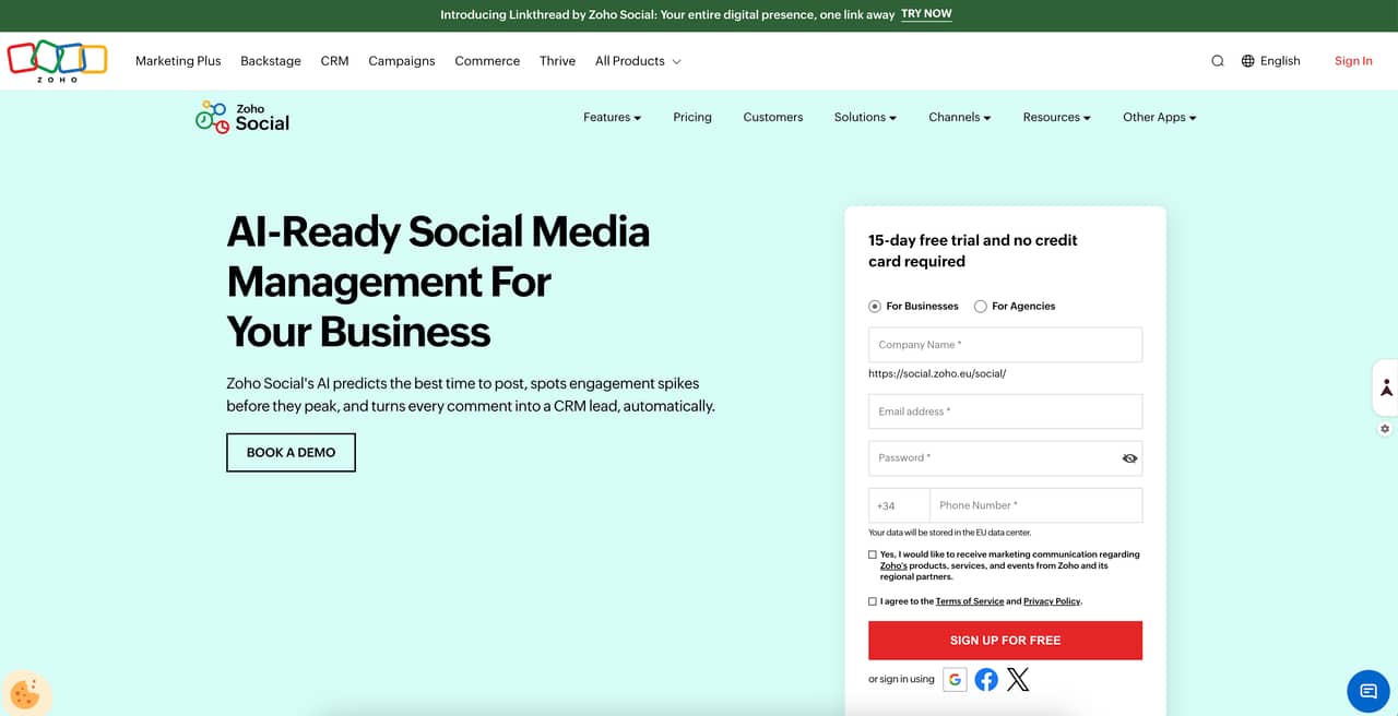 Zoho Social
