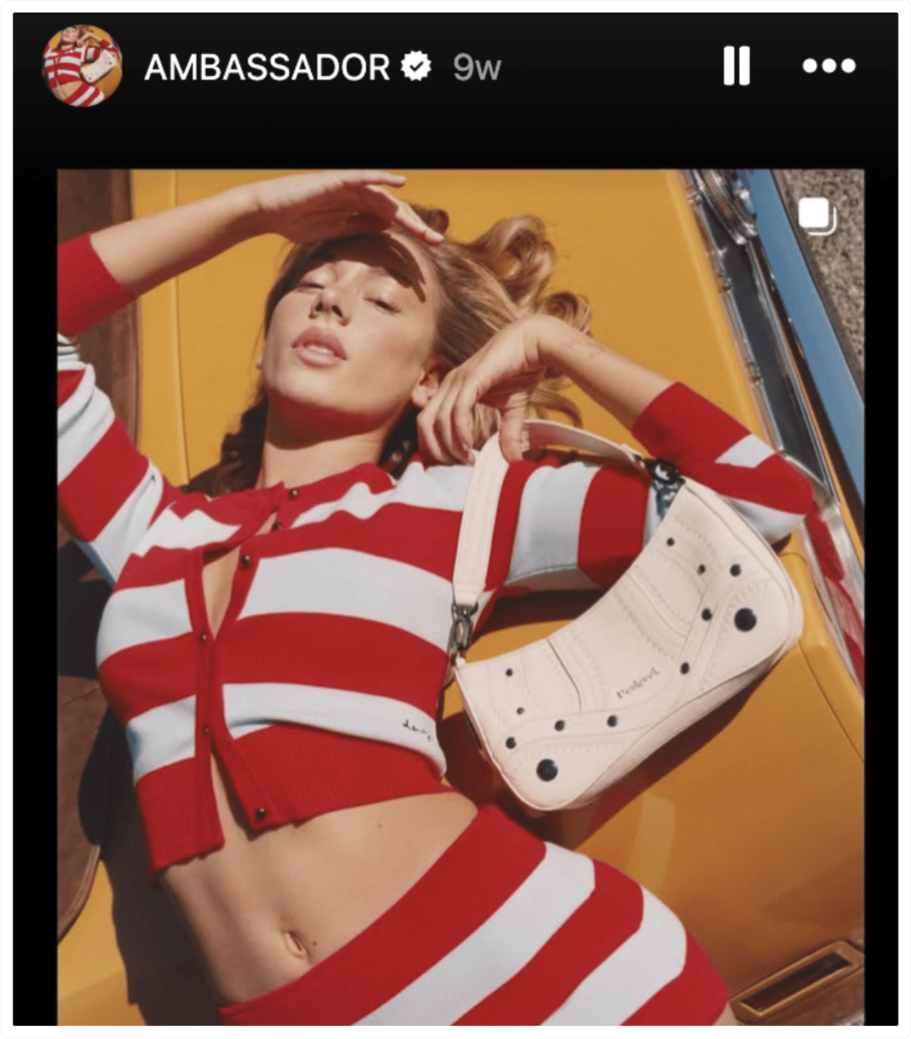Desigual featuring brand ambassadors on their social media channels