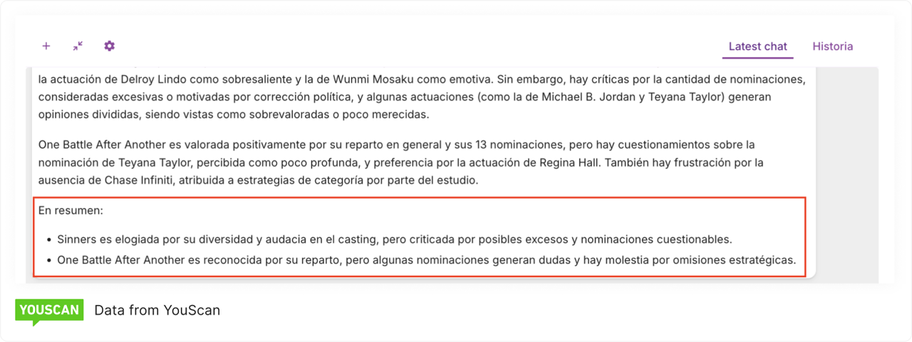 Insights Copilot Summary