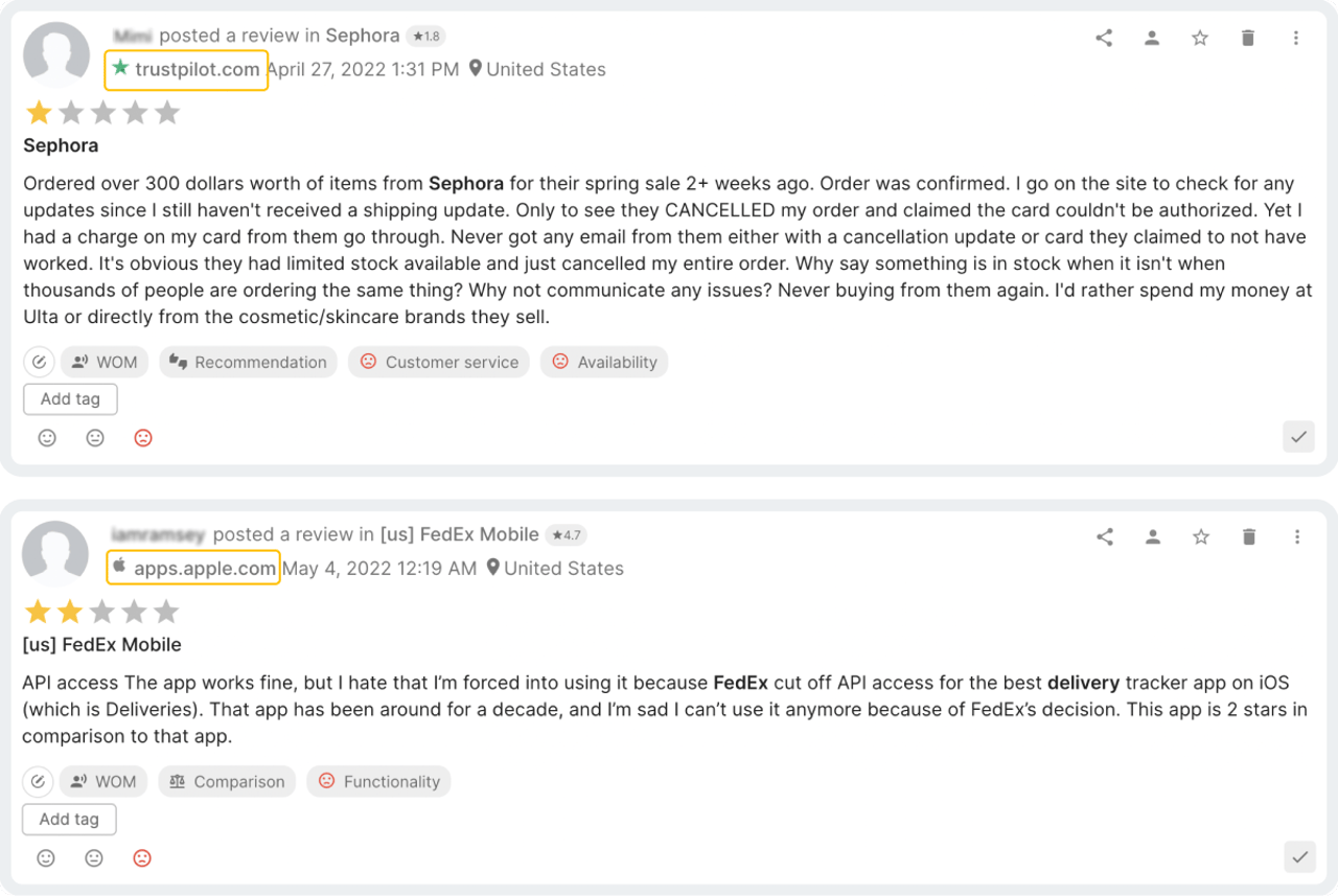 app store monitoring