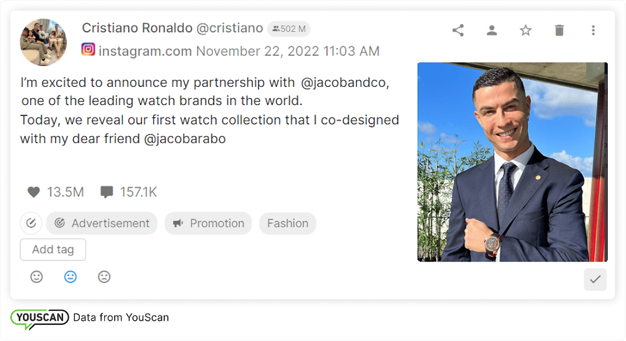 Cristiano Ronaldo Instagram