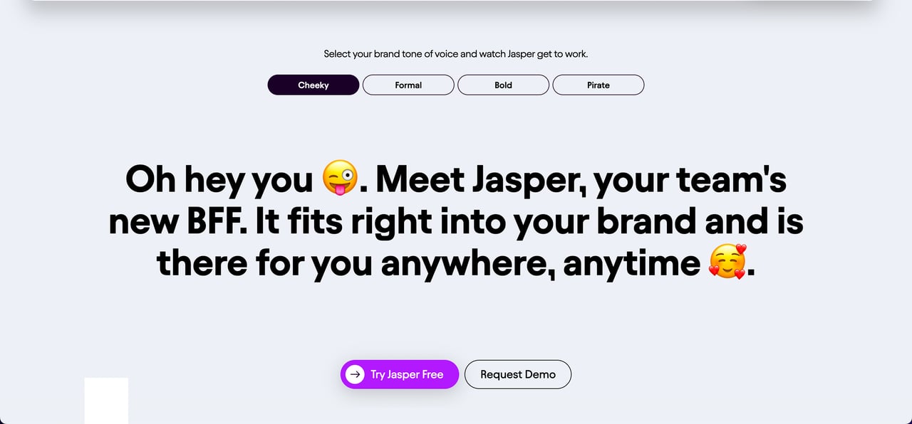 Jasper.ai tool