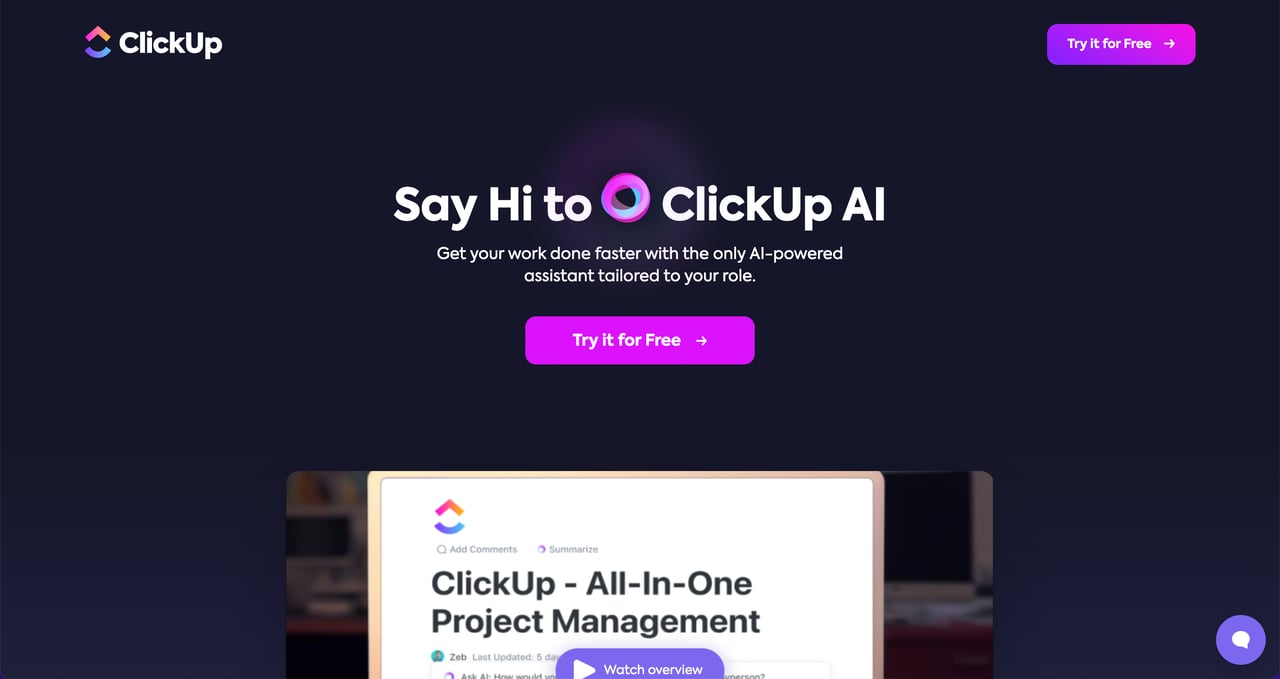 clickup ai