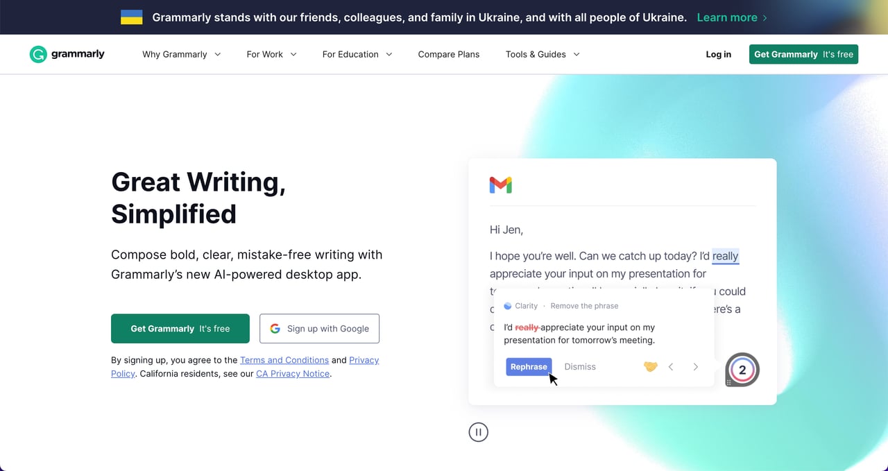 grammarly ai