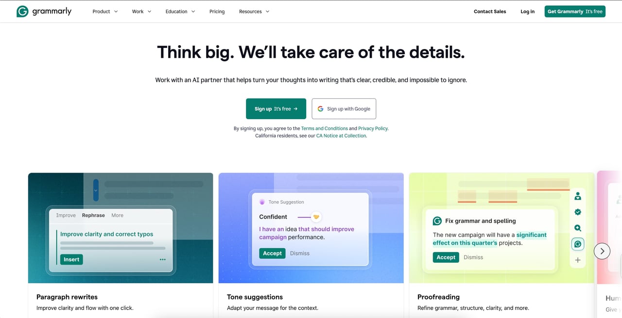 grammarly ai