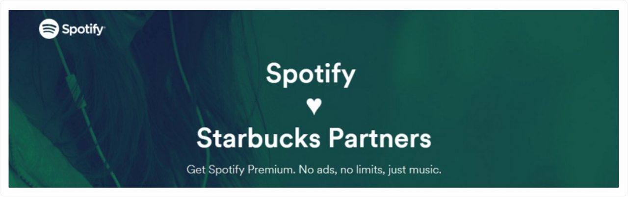 Starbucks partners with Spotify