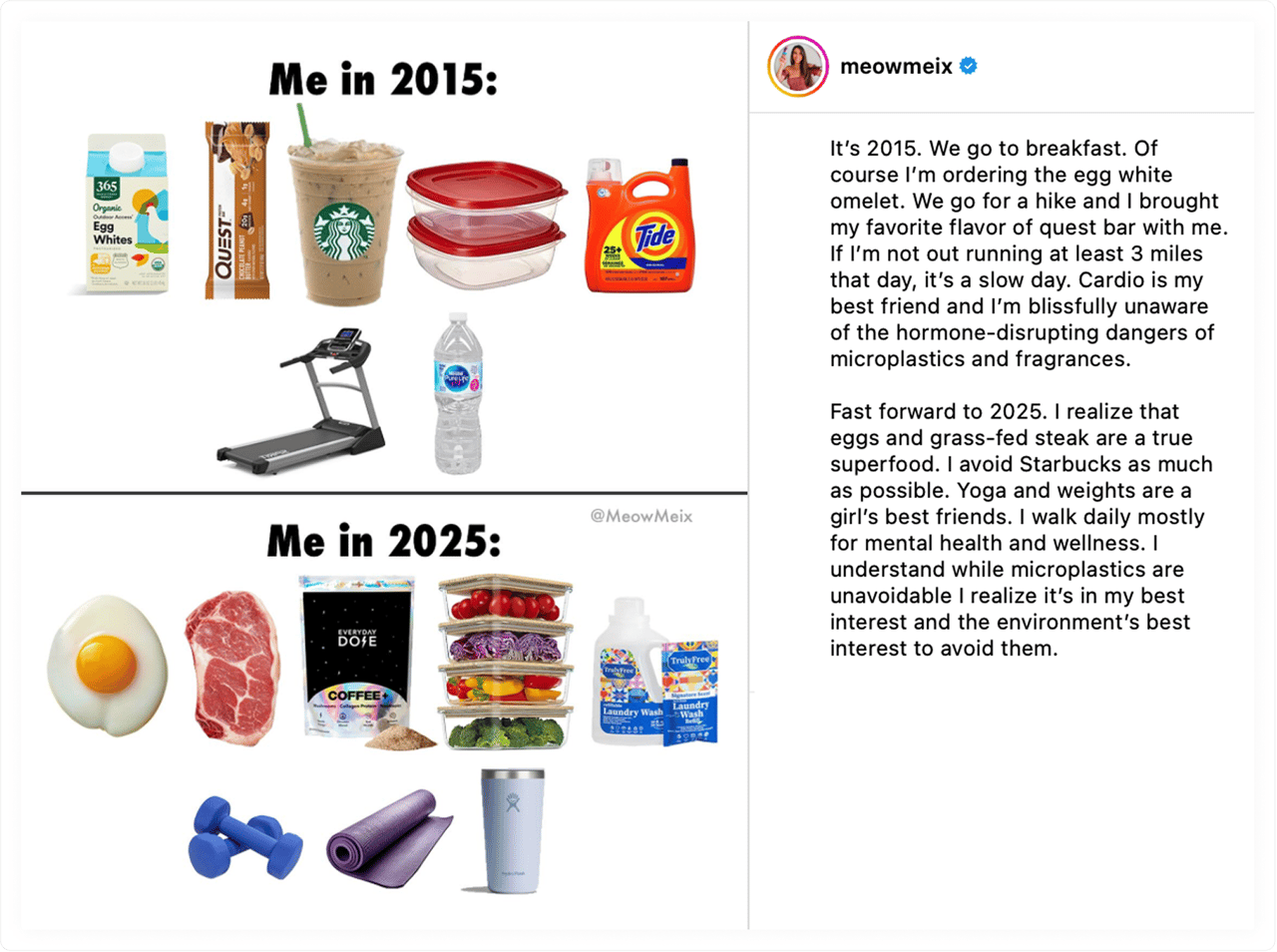 me in 2015 / me in 2025