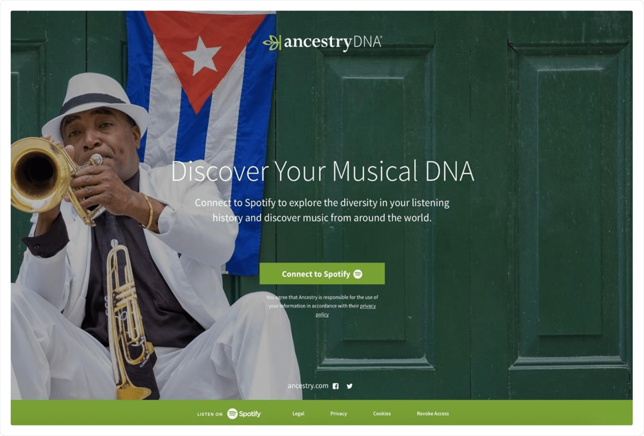 Spotify x Ancestry collaborate beyond borders
