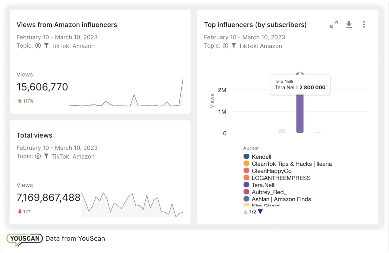 Collaborations with influencers on TikTok