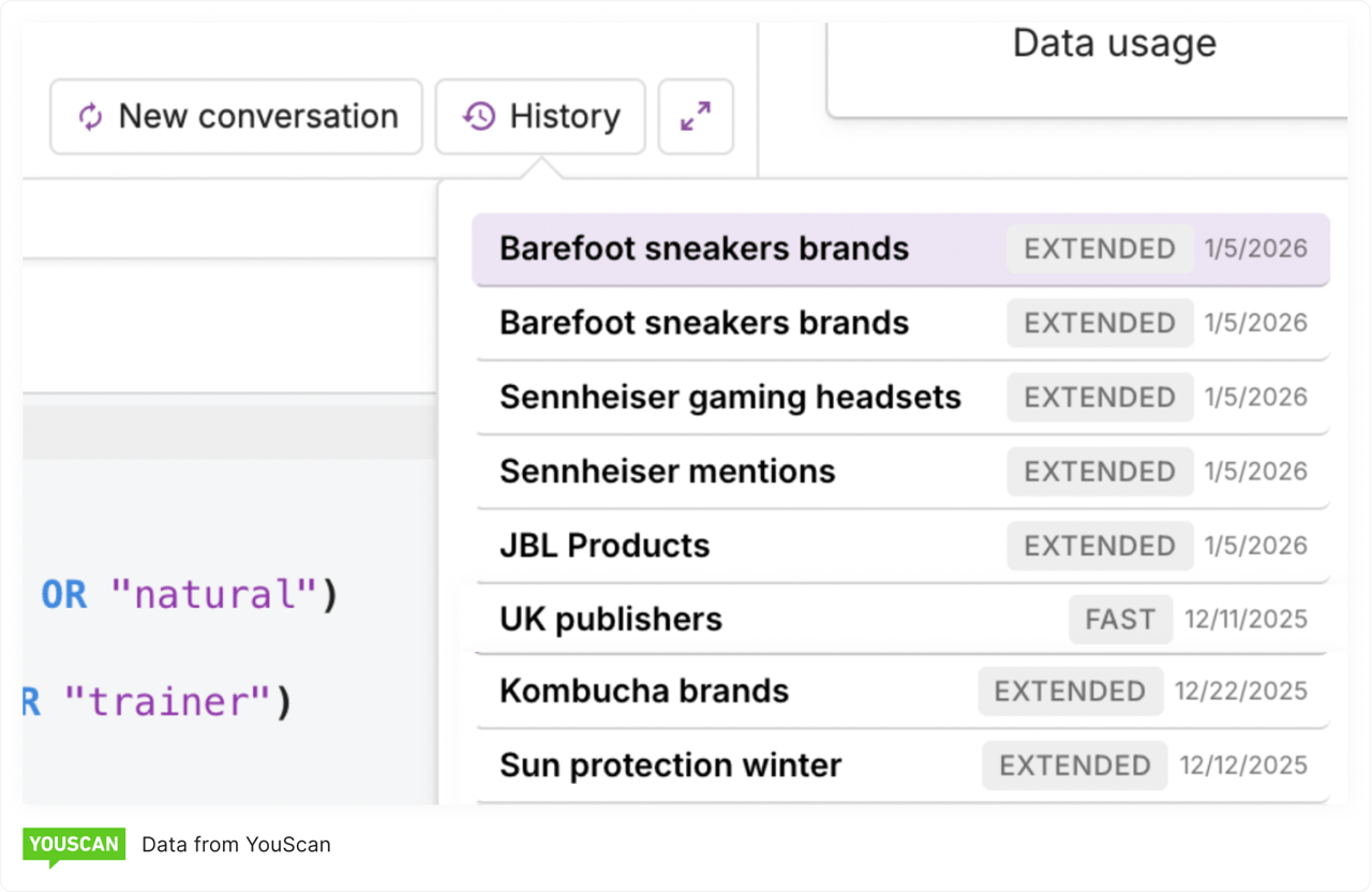 AI Query Assistant_History