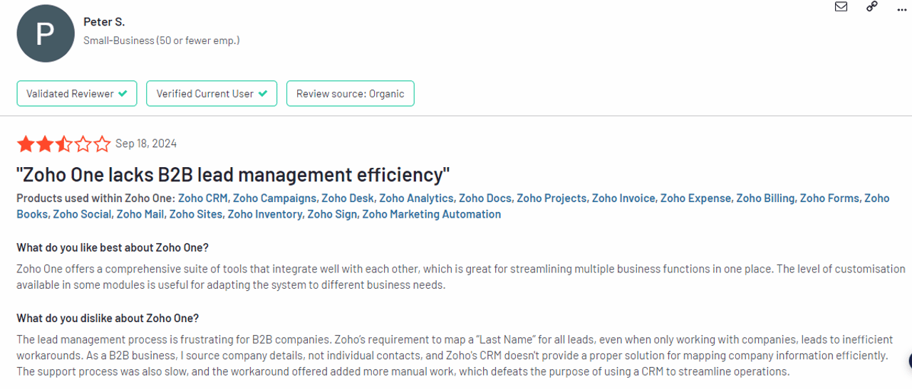 Zoho Social review
