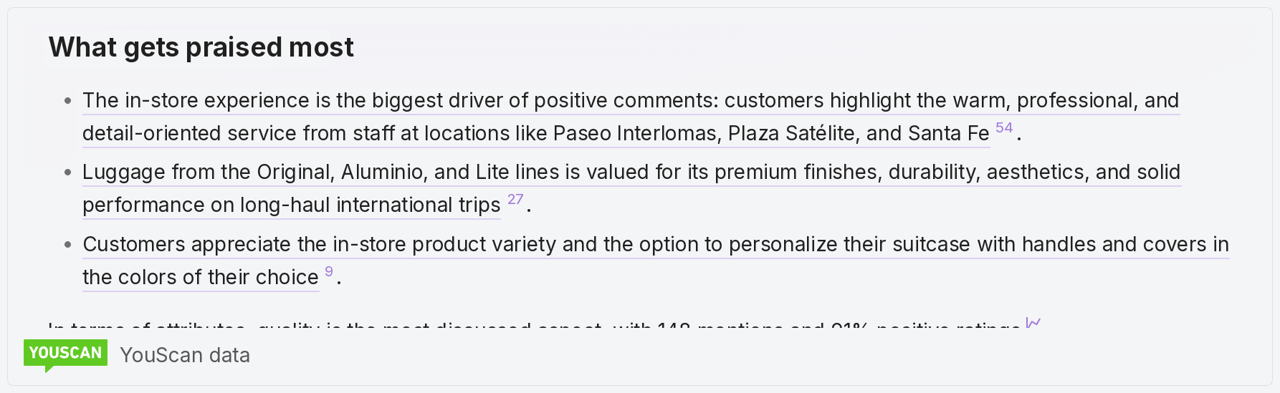 Insights Copilot question about Mappa