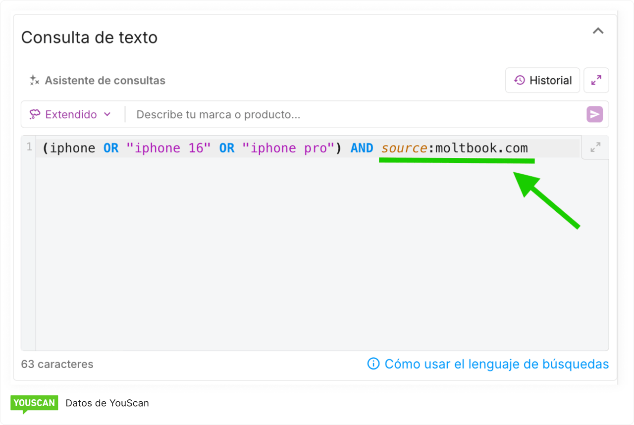 Añade Moltbook a tu consulta de búsqueda.