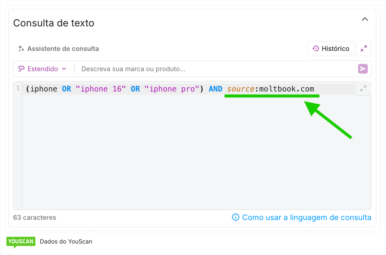Add Moltbook to your search query