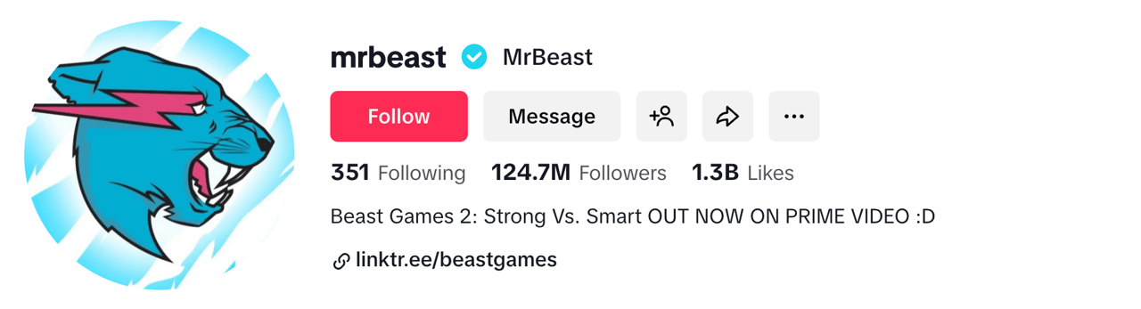 MrBeast  тікток