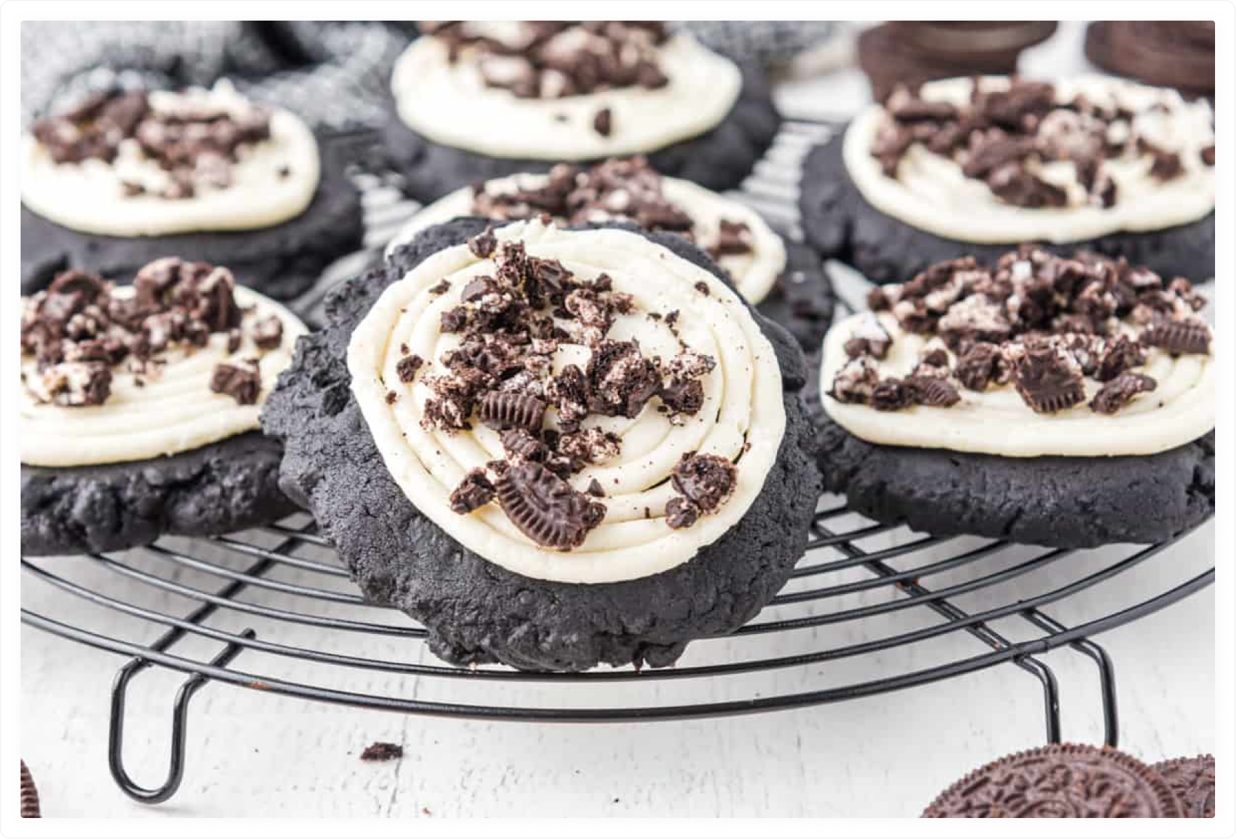 Copycat Crumbl Oreo Cookies